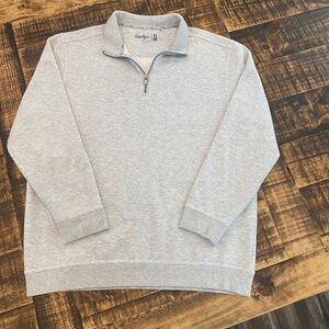 Walter Hagen Heather Gray Quarter Zip Pullover